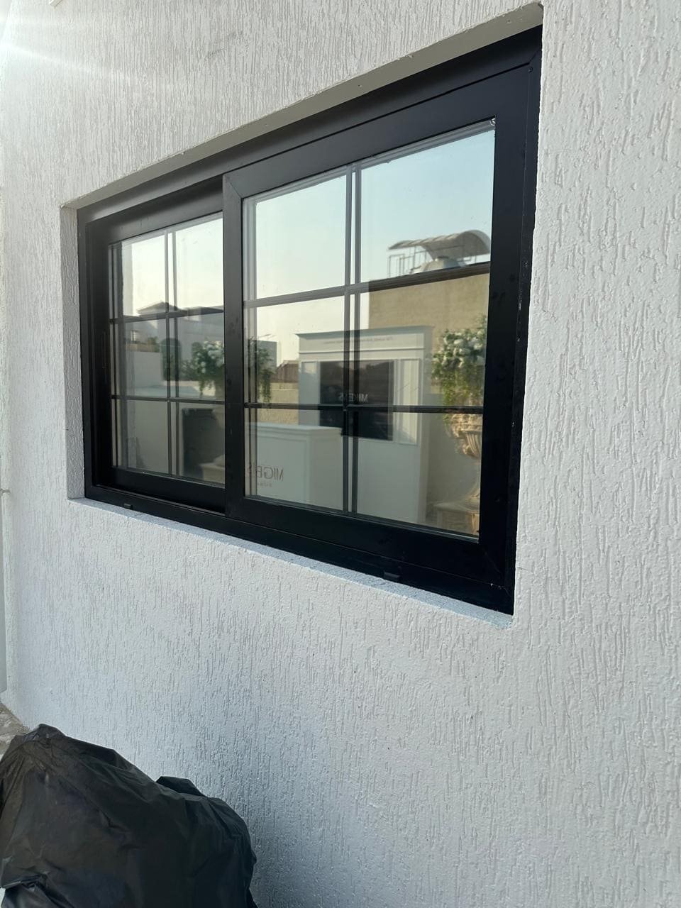 Luxury home interior with professionally tinted windows